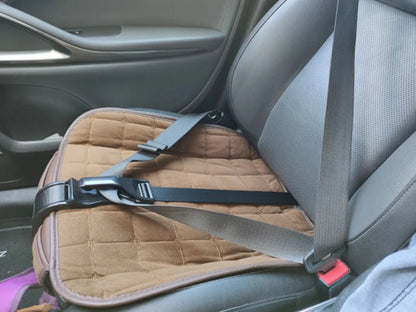 Pregnancy belly seat belt adjuster