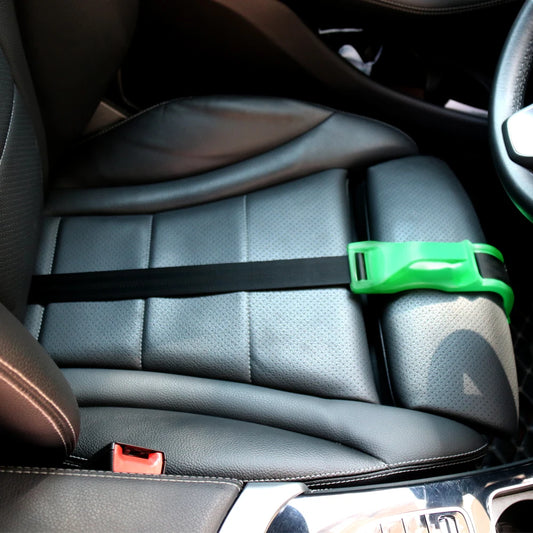 Pregnancy belly seat belt adjuster