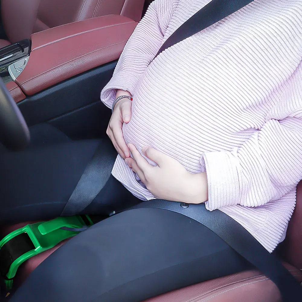 Pregnancy belly seat belt adjuster