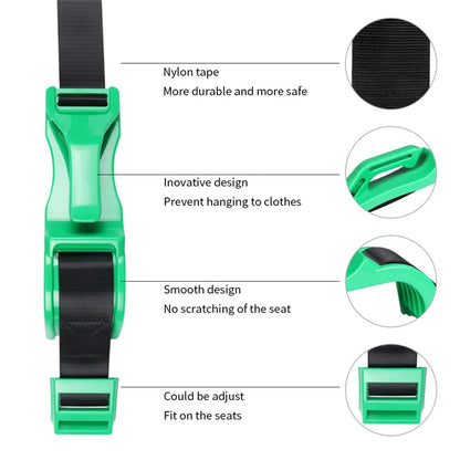 Pregnancy belly seat belt adjuster