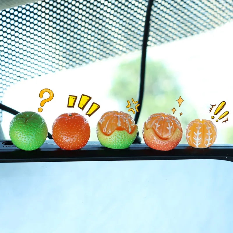 Cute Mandarin Set- Car Decorations